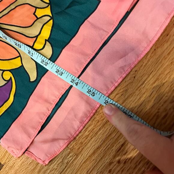 ZARA BLOGGERS FAV Printed Pocket Shirt Satin Pajama Style Colorful • 3526/781 - Picture 8 of 8